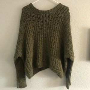 CR Green Knitted Sweater